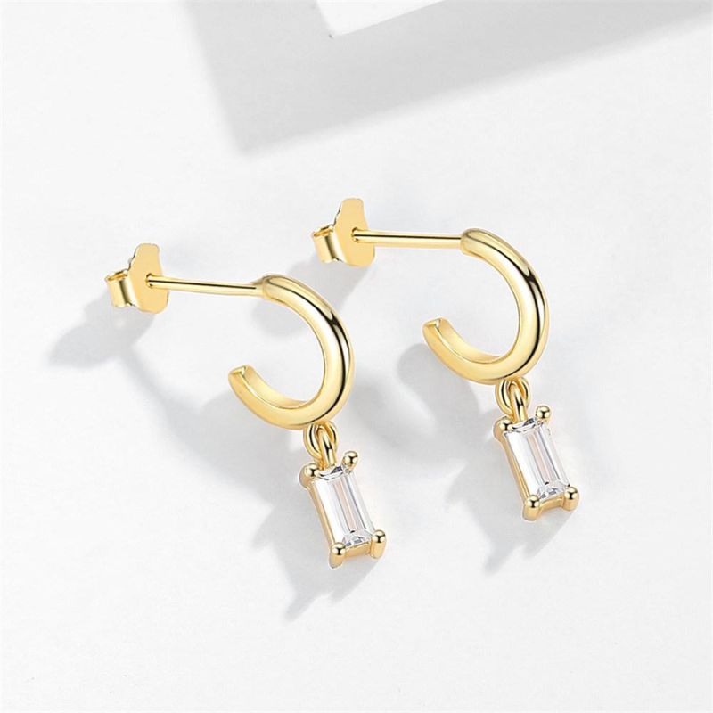 Women 18K Gold Hoop Earring Fashion Earrings