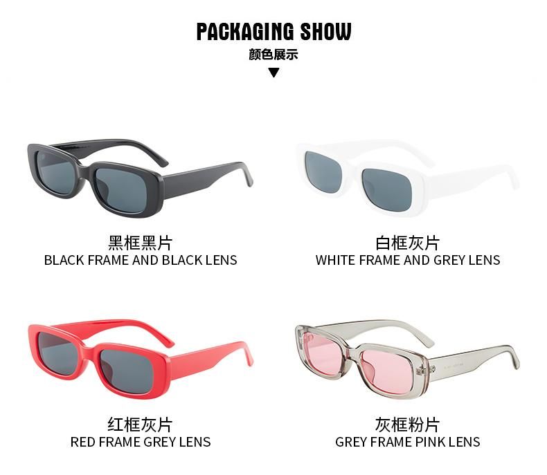 2021 Fashion Newest Custom Logo Popular Orange Pink Gradient Shades Sunglasses UV400 Small Square Women Sun Glasses