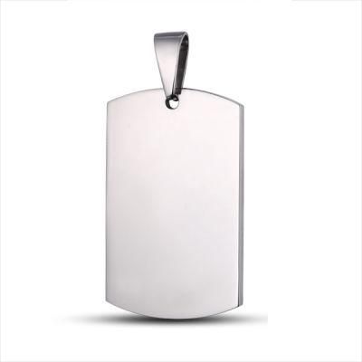 Metal Plain Dog Tag Promotional Dog Tag Custom Design Pendant