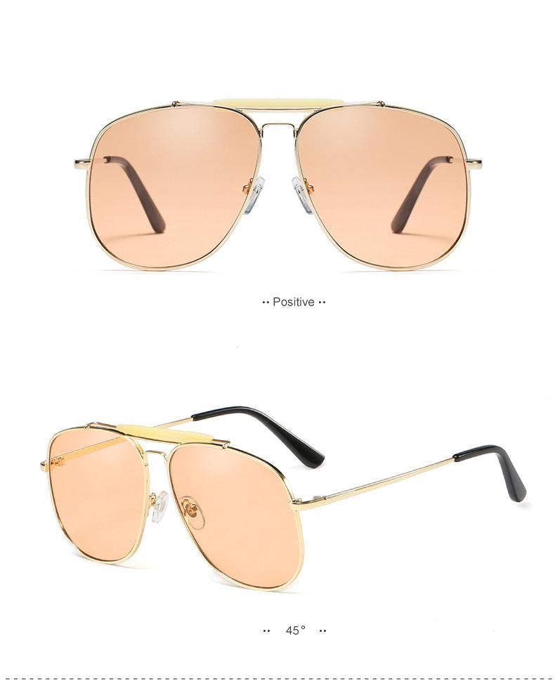 Fashion Candy Colors Toad Mirror Mental Frame Sunglasses
