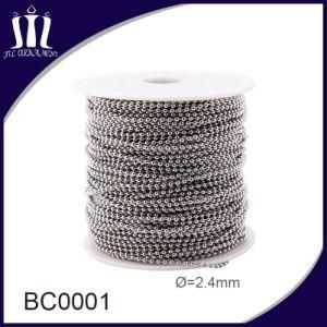 High Quality Hardware Accessories 2.4mm Stainless Steel Ball Chain