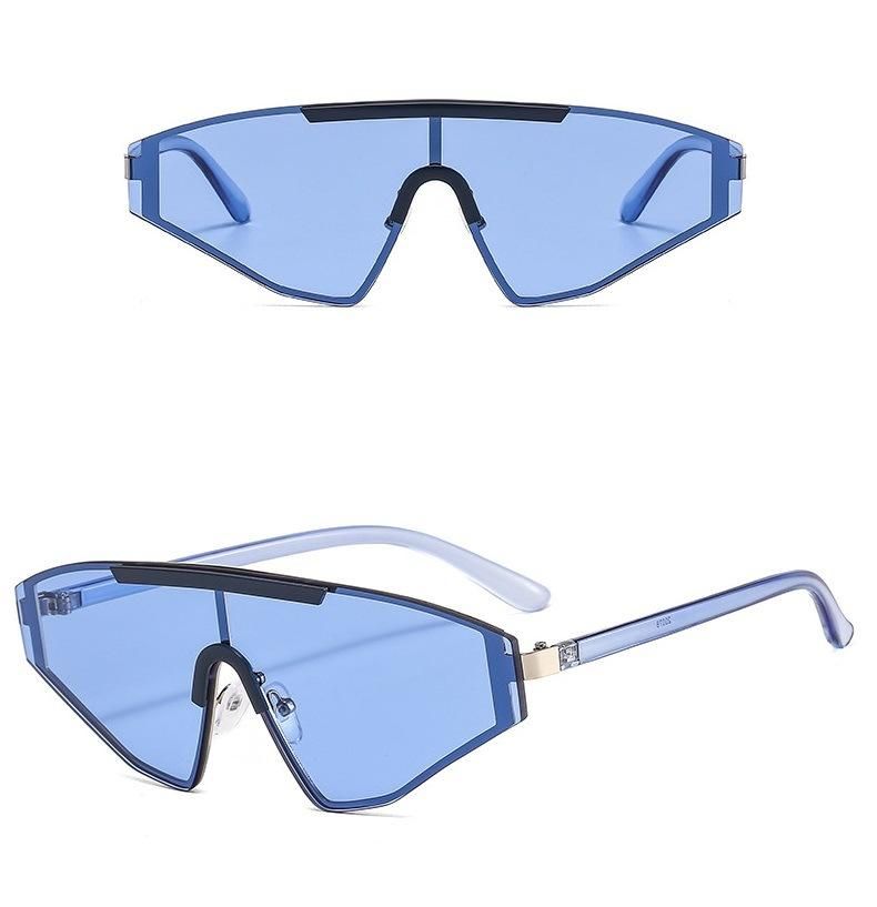 Personalized One-Piece Color Sunglasses Hot Selling Sunglasses