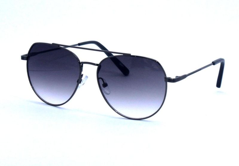 Ultra-Light Black Metal Frame Sunglasses