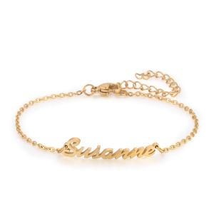 Fashion Design Women Jewelry Stainless steel Solid Chain Summer Letter Bracelet