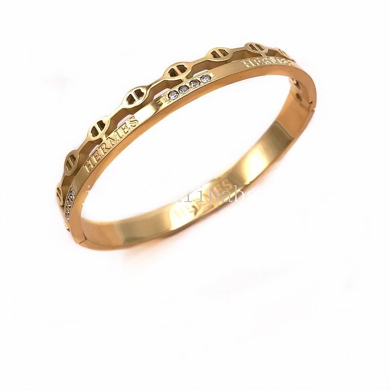 Wholesale Bracelet Gold Plated High Quality Mix Zircon Bracelet Jewelry Woman Bracelets Bangles Bulk