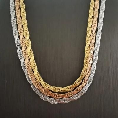 Custom Jewelry Fashion Necklace French Rope Chain