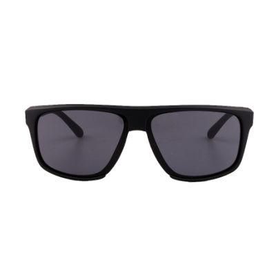 2017 Good Shape Black Sports Sunglasses with Silver Metal