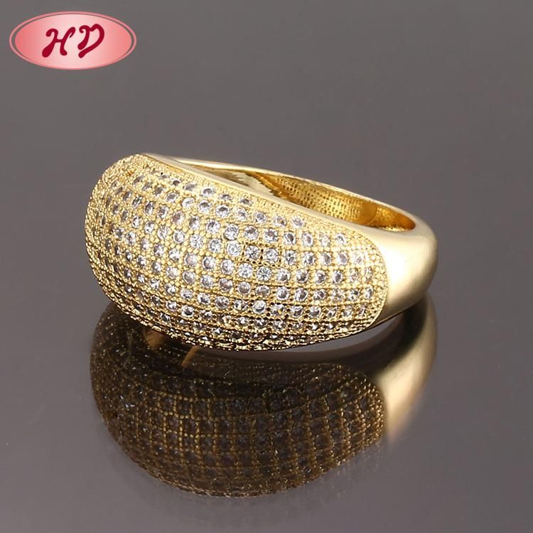 Fashion Women Silver Stainless Steel 18K Gold Plated Wedding Engagement Finger Rings Jewelry Design