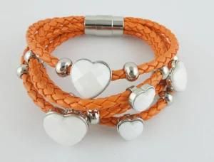 Fashion Bracelet, Hot Steel Bracelet Jewelry, Fashion Leather Bracelet Jewelry (3449)