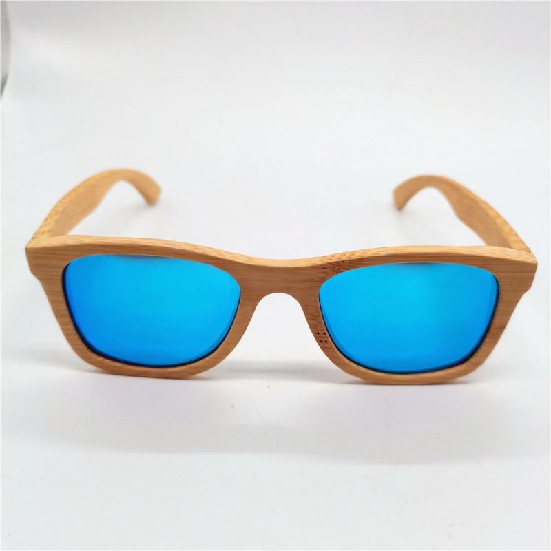 Hand Crafted Natural Bamboo Frame Sunglasses with Fashion Designer