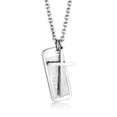 Christian Product Fashion Excellent Steel Cross Necklace Pendant for Np-F-Dz131
