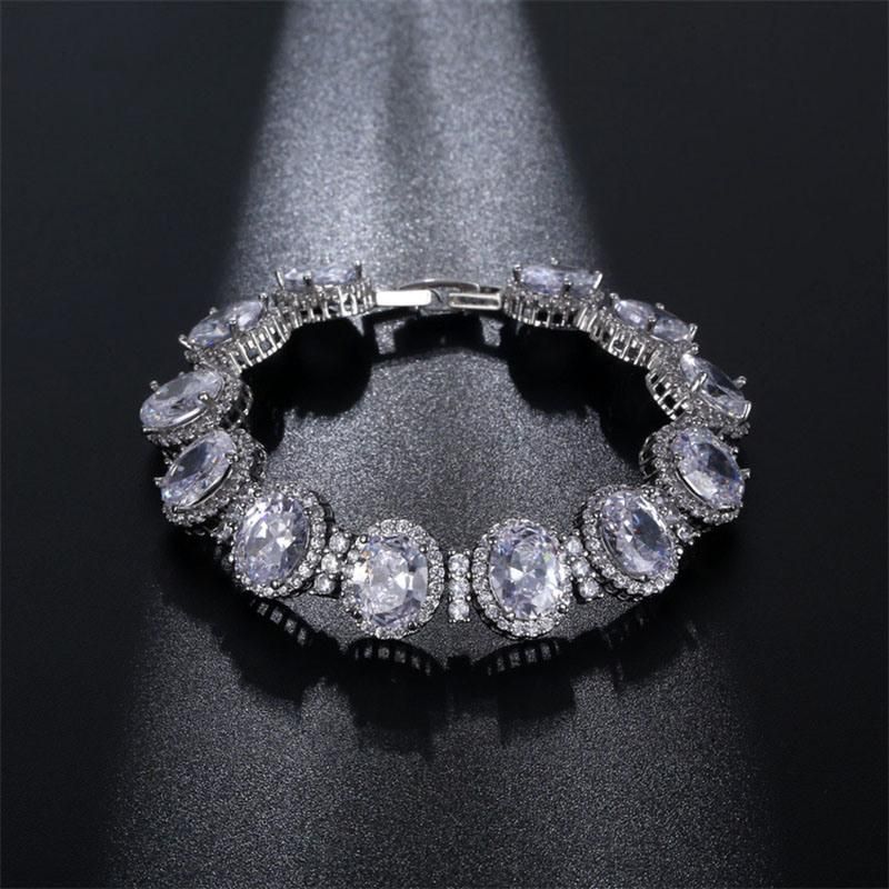 Round Full Diamond Retro Fashion Zircon Bracelet Jewelry