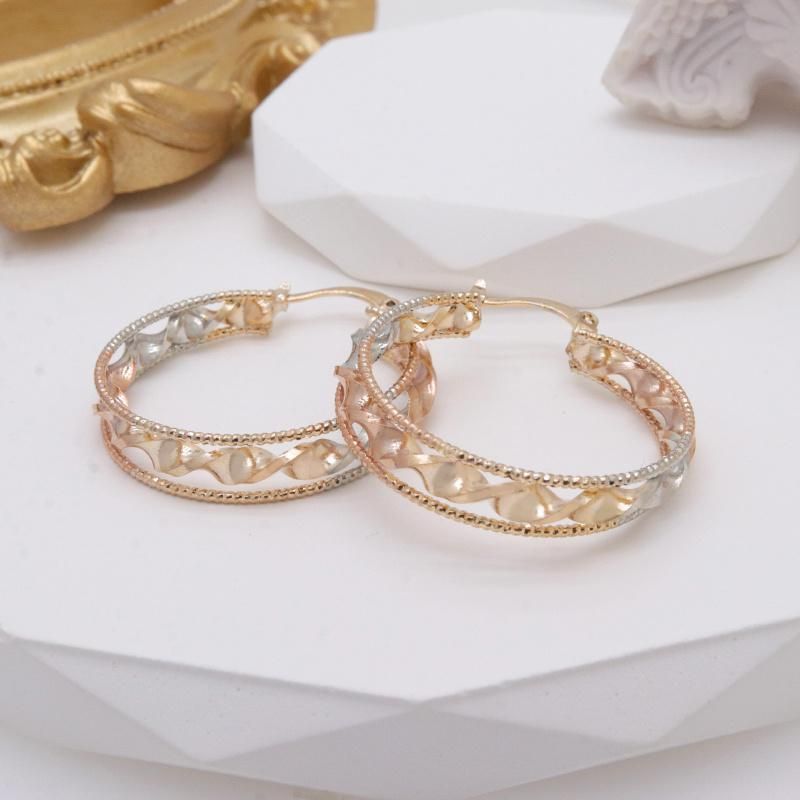 Wholesale Tricolor Ladies Luxury Fashion Jewelry Earrings