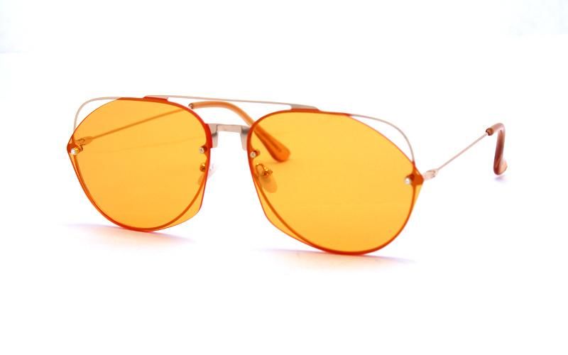 100% UVA/UVB Protection Polycarbonate Lenses Fashion Design Round Shape Metal Sunglasses