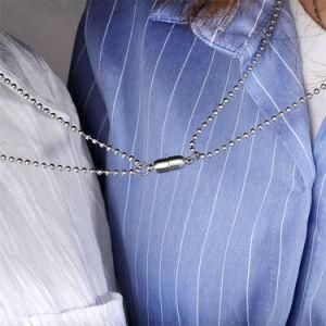 2021 New Long Distance Magnet Attraction Stainless Steel Chain Necklace