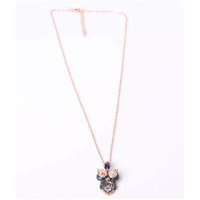 2020 Year Fashion Jewelry Owl Shape Gold Pendant Necklace