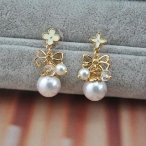 Perfect Gold Plated Pearl Earrings (ER006)