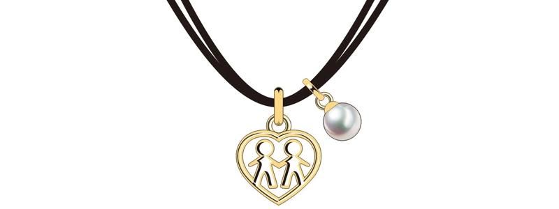 Top Fashion High Quality Fashion Gold Heart-Shaped Couple Jewelry Set