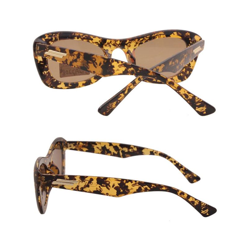 Custom Demi Frame Color 2022 Latest Fashion Plastic Sunglasses