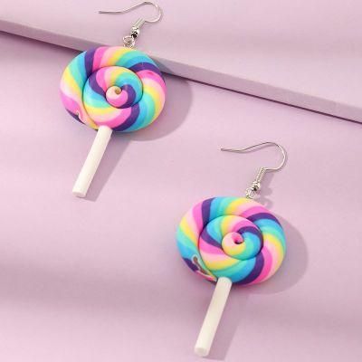 Wholesale Women Resin Lovely Girls Cartoon Dangle Earring