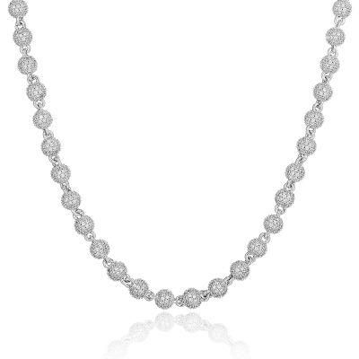 Fashion Jewelry 45cm Length Necklace in Silver/Gold/Rose Gold Color