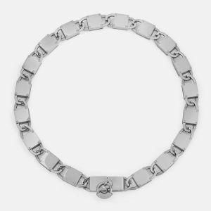 Fashion Charm Jewelry Trench Marine Stainless Steel Lock Chain Women Men Necklace