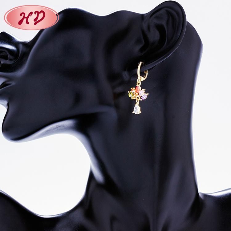 Imitation Jewellry Fashion Brass 18K Gold Plated Filled Jewelry Set
