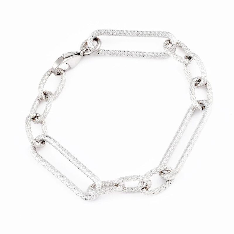 Fashion Jewelry Factory Supplier Hip-Hop Mens Chunky Stainless Steel Custom Bracelet Jewelry