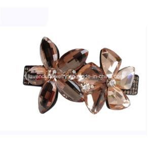 Flowers Hair Jewelry with Crystal Hair Clips for Women