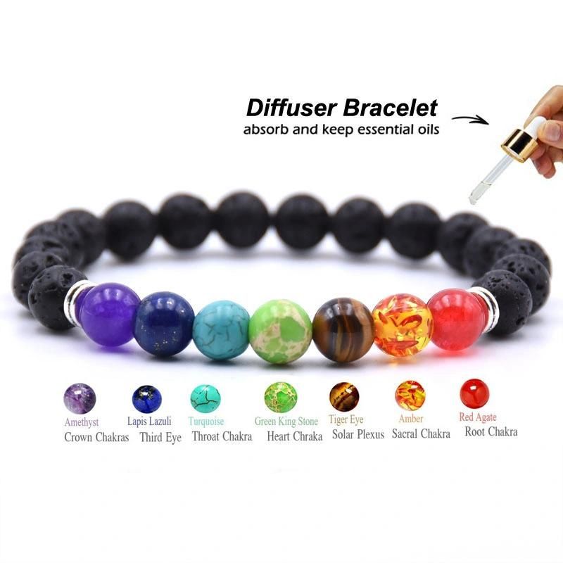 Wholesale Promotion Gift Fashion Accessories Colorful Natural Vesuvianite Stone Beads Bracelet