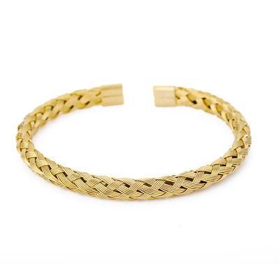 C Type Bracelet Bracelet Braided Fashion Braided Wire Opening Bracelet