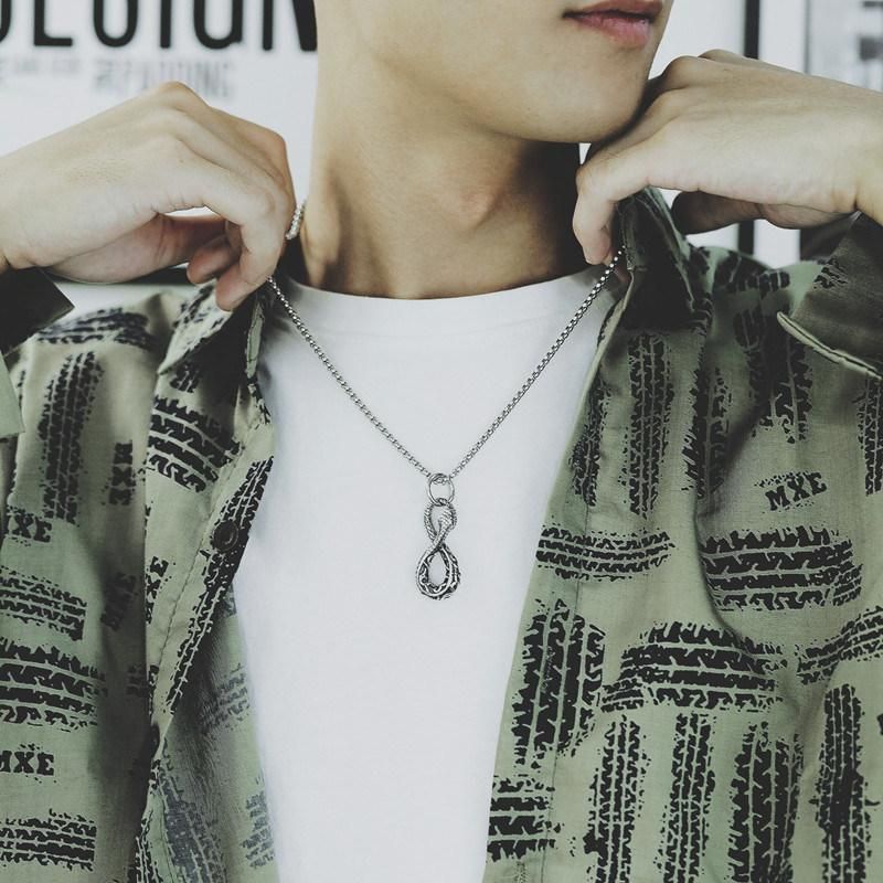 Men′ S Stainless Steel Snake Pendant Necklace