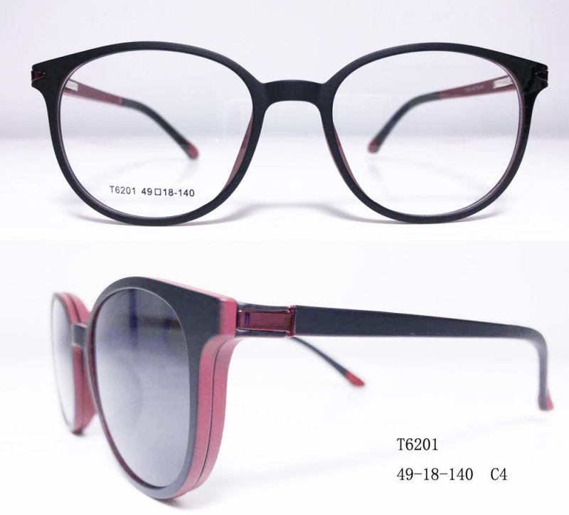 Clip on Magenatic Tr Sunglasses with Polarized Lens T6201