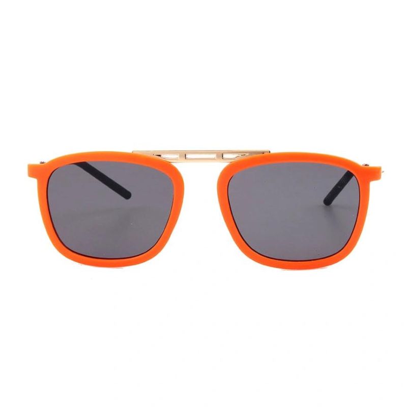 Orange Square Fashion Sunglasses Plastic