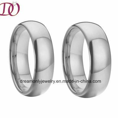High Polish Titanium Jewelry Ring Stainless Steel Ring for Men and Women