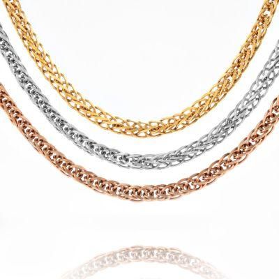 Wholesale Wheat Necklace Stainless Steel Fine Chain for Jewelry Making with Gift Bag Sun Glass Accessories (0.25/0.3mm Wide, 14-36 Inches Long)