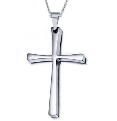 Fashion Stainless Steel Cross Crucifix Necklace