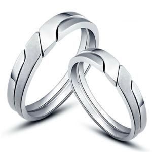 Sterling Silver 925 Jewelry Set Promise Wedding Double Ring