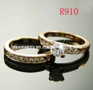 Fashion Couple Brown Casting Stainless Steel Ring