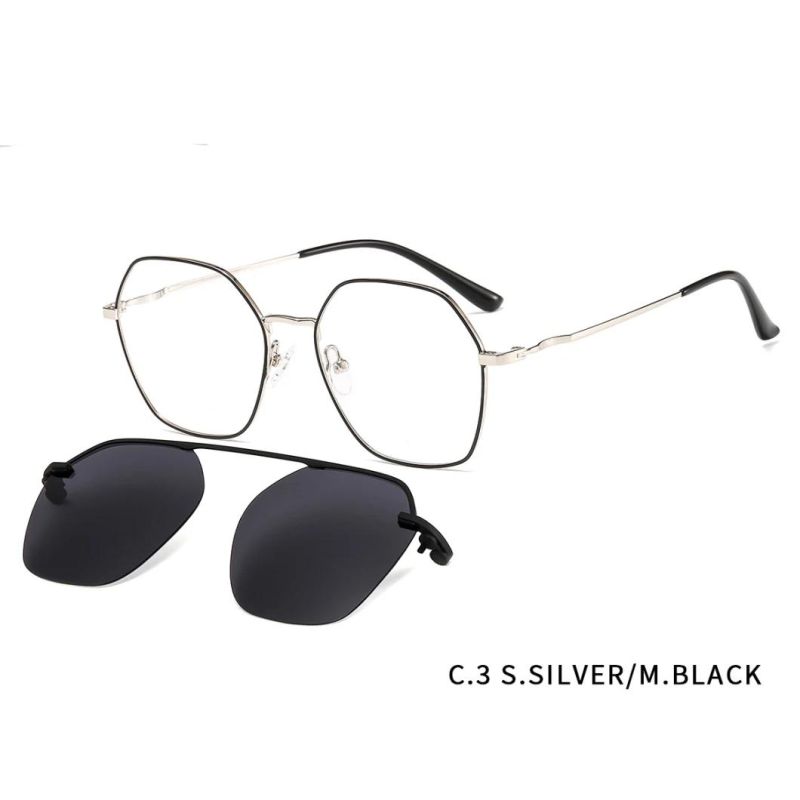 Polarized Lens for Prescription Glasses Metal Polarized Clip on Sunglasses Magnet Clip on Sunglasses