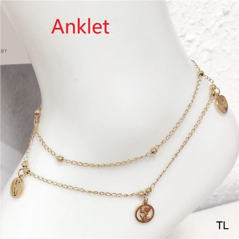 Fashion Jewelry Anklet, Stainless Steel Jewelry Gold Ankle Chain