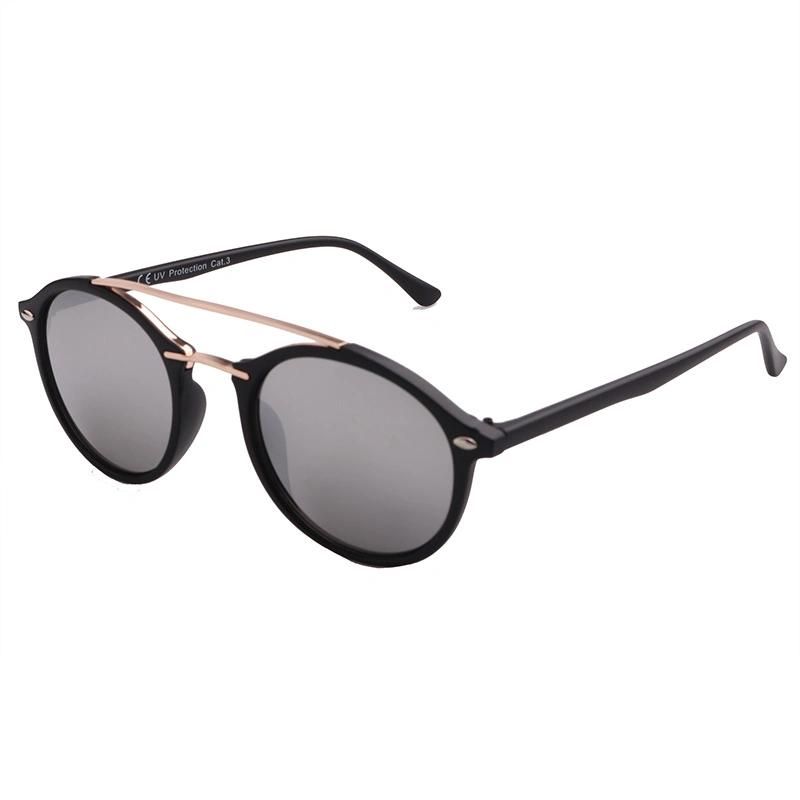 2020 Round Retro Fashion Sunglass with Mirror Lens