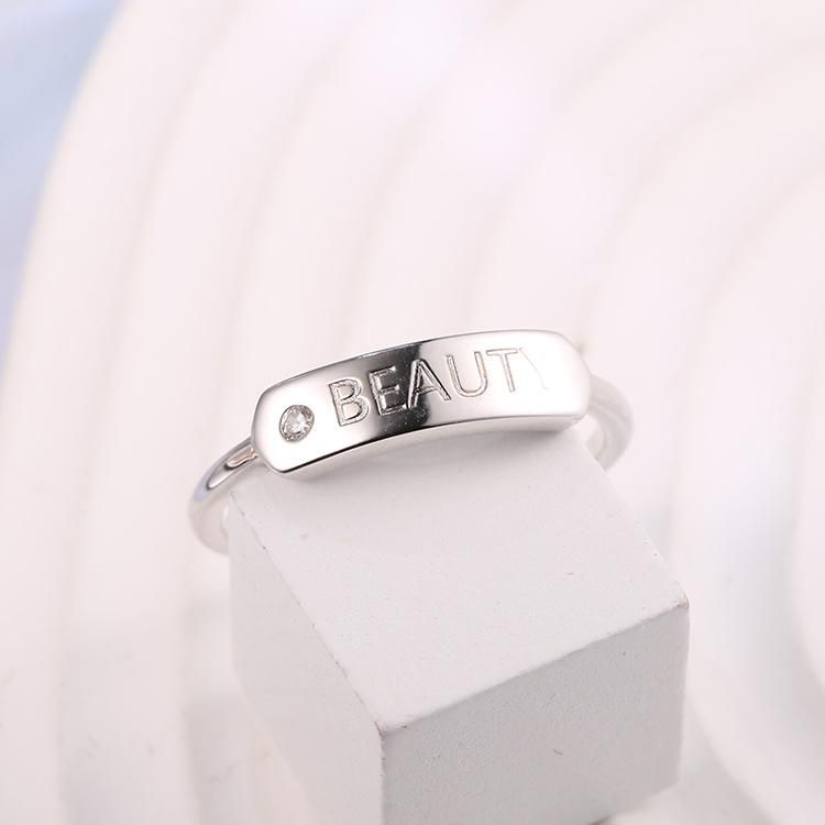 Fashion Jewelry Beauty 925 Silver Fashion Accessories Hip Hop Jewellery Factory Wholesale Trendy 2022 Elegant Ring