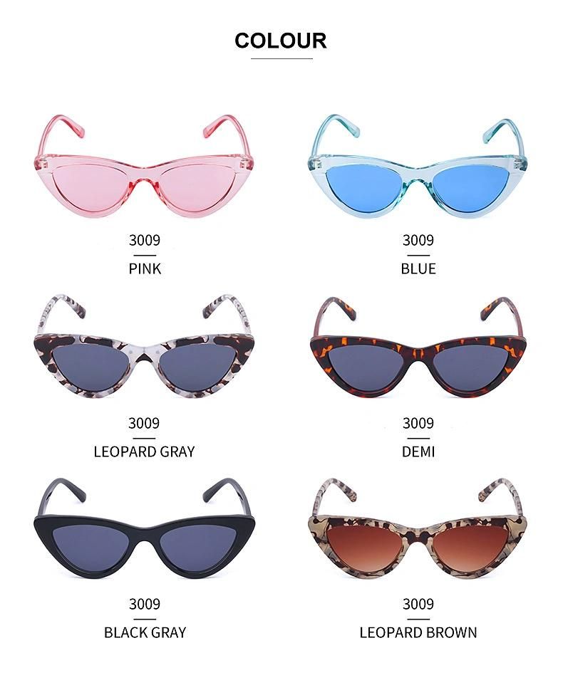 Women Cheap Wholesale High Quality Sun Glasses UV400 Custom Logo Cat Eye Frame Trendy Fashion Sunglasses Wholesale Sunglass