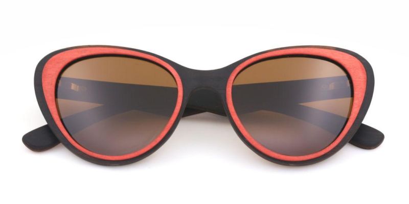 Ready to Ship No MOQ Nature Wooden Sunglasses Tac Polarized Sunglaases