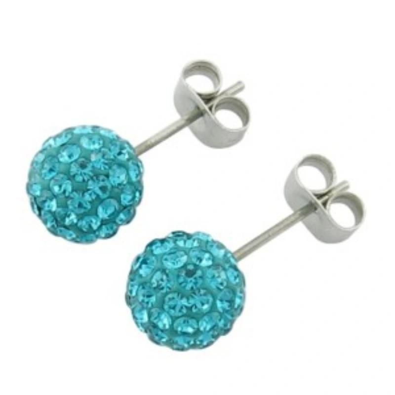 Fashion Silver Earring Clear Zircon Jewelry
