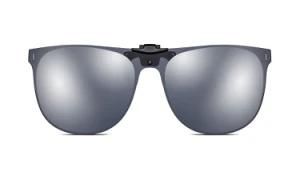 Fashion Lightweight Polarized Clip on Sunglasses with Tac UV400 Protection Over on Optical Frame for Man or Woman Model J3189-C2