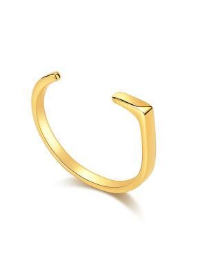 18K Gold Plating Female Opening Bangle
