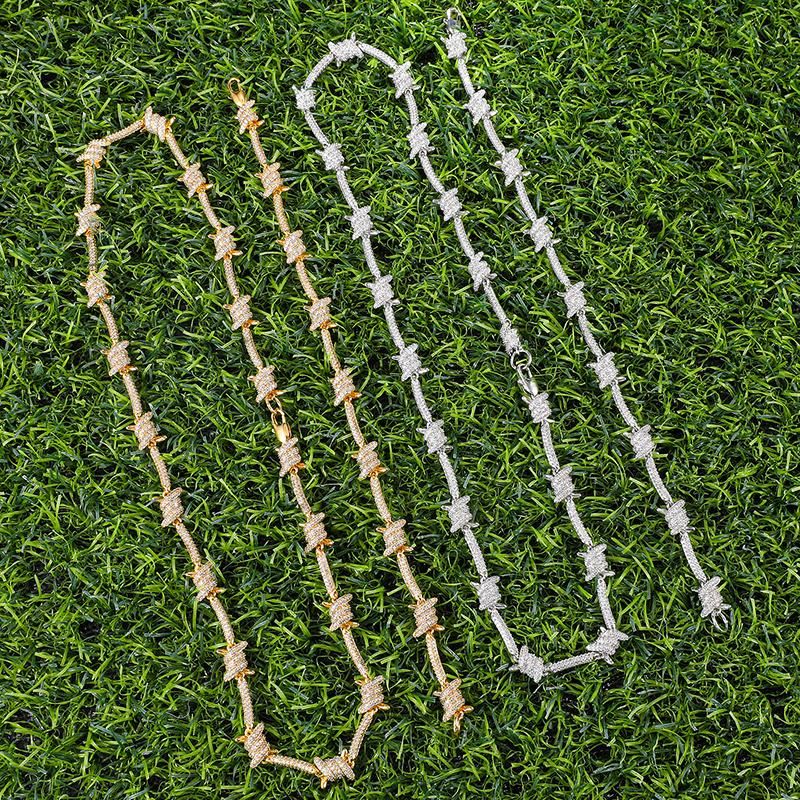 IP Gold Plating Copper Necklace with Small Rope Buckle