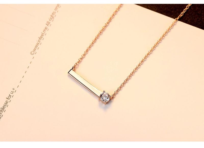 European Fashion Jewellery Diamond Necklace for Women